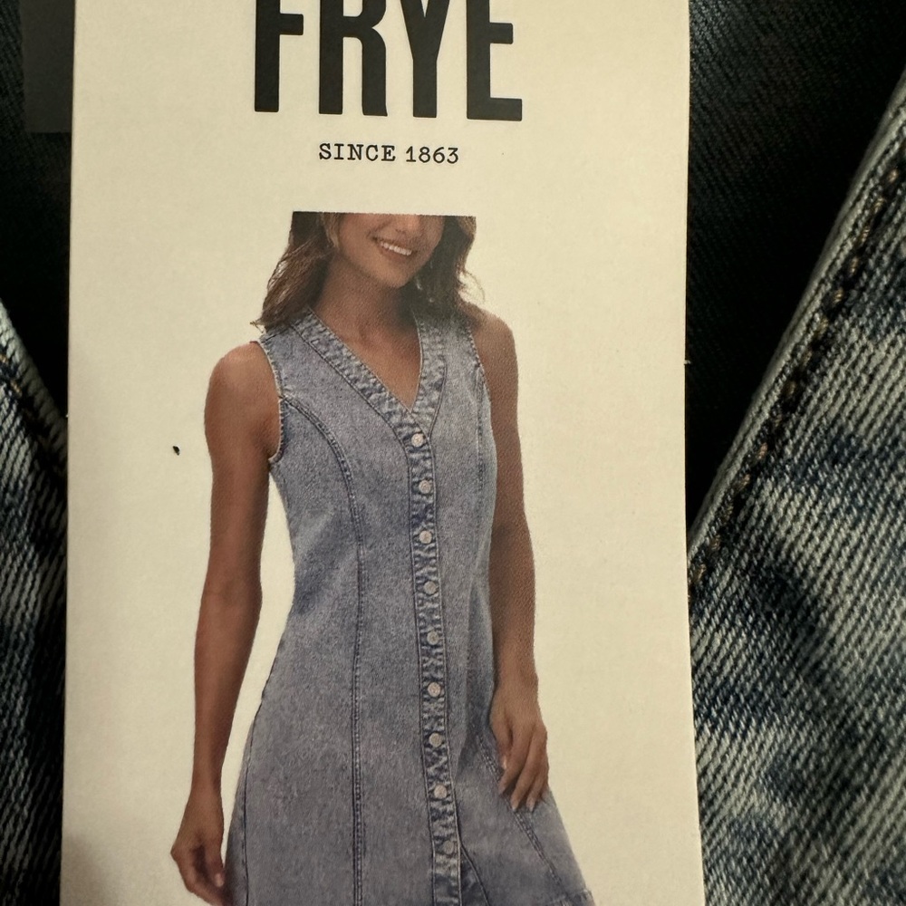 Frye Light Blue Denim Mini Dress